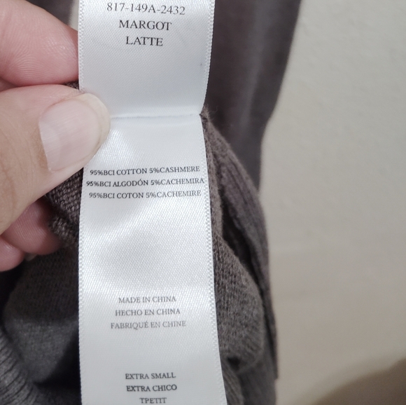 Rails Margot Long Sleeve Sweater Dress In Latte Cabincore Size Extra Small - Picture 6 of 6